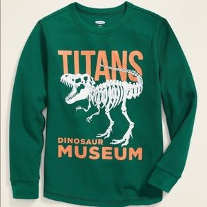 Boys Long Sleeve Graphic Thermal